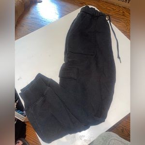 PINK Black Joggers